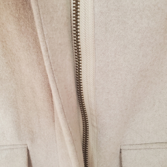 J. Crew Wool Blend Tan City Coat Size 2 Academia Style - Picture 7 of 15